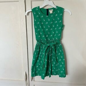 Crewcuts Green Sleeveless Sundress for Casual Occasions